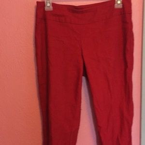 Cute Cato red dress pants size 6